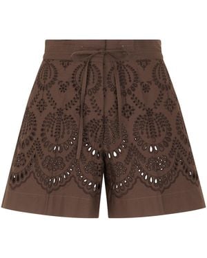P.A.R.O.S.H. Cotton Shorts - Brown