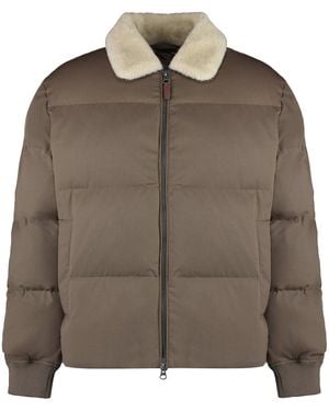 GANT Piumino con chiusura a zip - Marrone