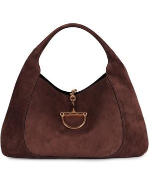 Gucci Borsa a spalla Softbit misura maxi - Marrone