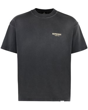 Represent Cotton Crew-Neck T-Shirt - Black