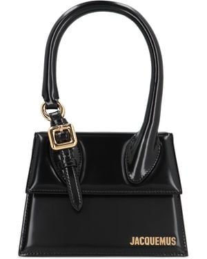 Jacquemus Le Chiquito Moyen Leather Handbag - Black
