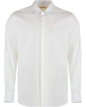 Valentino Garavani Cotton Poplin Button-Down Shirt - White