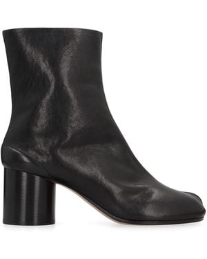 Maison Margiela Tronchetti Tabi in pelle - Nero