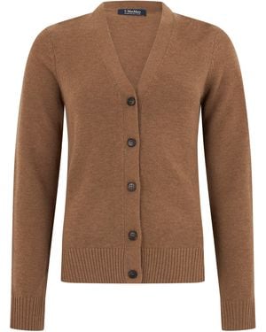 Max Mara Cardigan in lana - Marrone