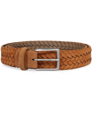 Slowear Suede Mix Belt - Brown