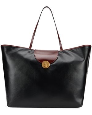 Versace Tote Bag With Thin Handles - Black