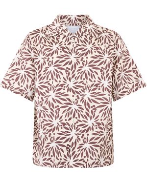 Prada Camicia in misto cotone e seta - Multicolore