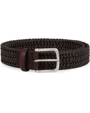 Slowear Leather Belt - Black