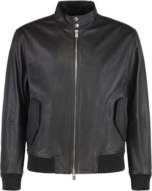 BOSS Giacca in pelle - Nero
