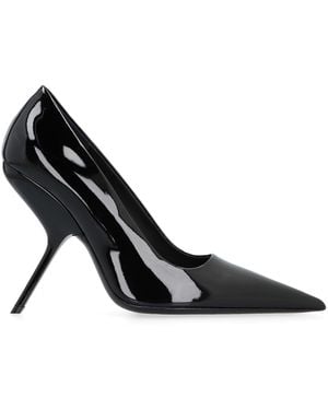 Ferragamo Elevated 'Eva' Court Shoes - Black