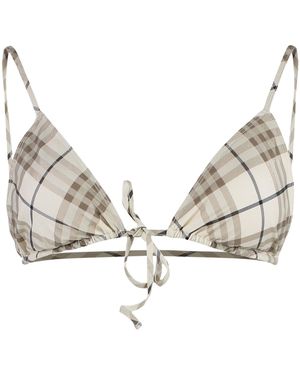 Burberry Top bikini a triangolo - Neutro