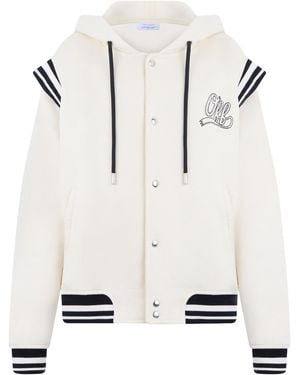 Off-White c/o Virgil Abloh Cotton Bomber - White