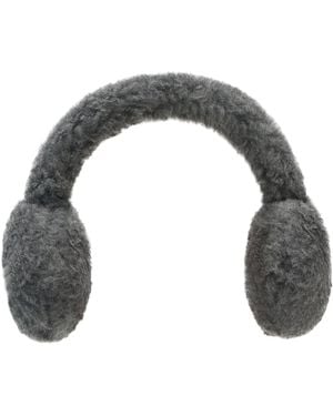 Max Mara Ear Muffs With Fur - Grey