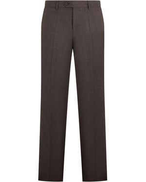 BOSS Wool Blend Trousers - Grey