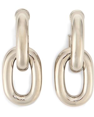 Rabanne Orecchini Double XL Link - Neutro