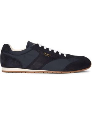 Prada Sneakers Bimat in re-nylon e suede - Nero