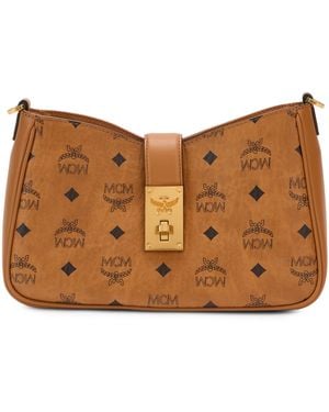 MCM Borsa a spalla Tracy Small - Marrone