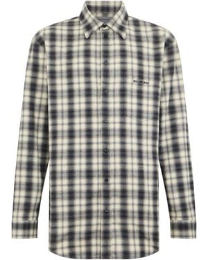 Balenciaga Checked Shirt - Multicolour
