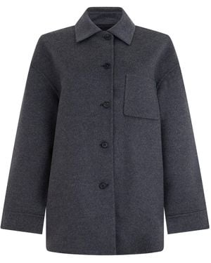 Prada Giacca con colletto e bottoni - Blu