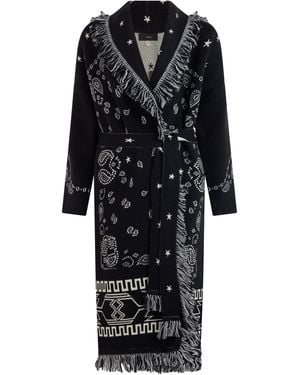 Alanui Long Cardigan With Belt - Black