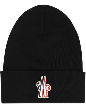 Moncler Wool Cap - Black