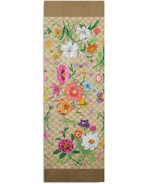 Gucci Foulard floreale - Verde