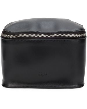 Rick Owens Beauty Case Medium in pelle - Nero