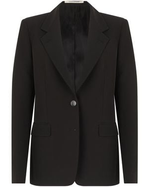 0205 Tagliatore Single Breasted Blazer - Black