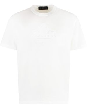 DSquared² Cotton Crew-Neck T-Shirt - White