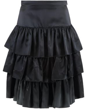 Valentino Garavani Satin Skirt - Black