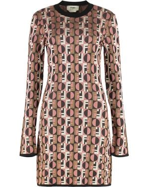 Fendi Viscose Dress - Multicolor