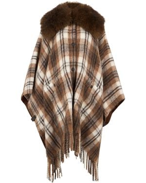 Moncler Cape - Brown
