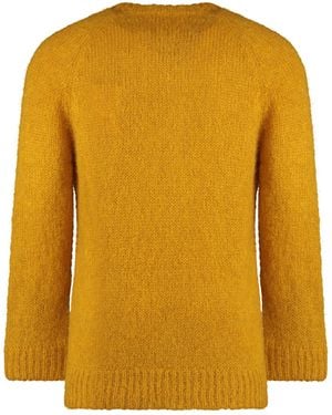 Valentino Garavani Mohair-Blend Cardigan - Yellow