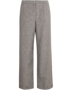 emporio armani baggy slacks グレー Emporio Armani Pants for Women | Online Sale up to 59% off