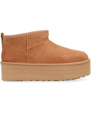 UGG Classic Ultra Mini Platform Boots - Brown