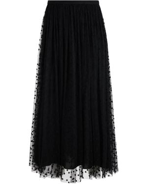 Alberta Ferretti Long Layered - Black