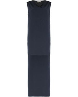 P.A.R.O.S.H. P.A.R.O..H. Mini Silk Dress - Blue