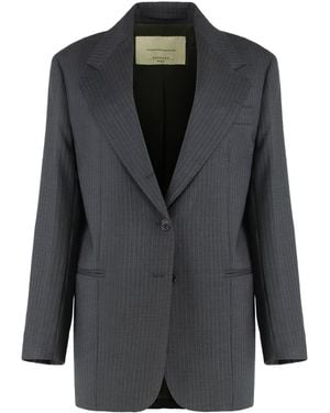 Weekend by Maxmara Blazer in tela di lana - Nero