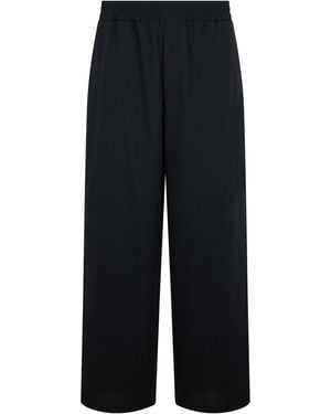 Ami Paris Tailored Pants With Elastic Waist - Blue