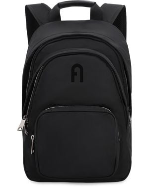 Furla Multi S Nylon Backpack - Black
