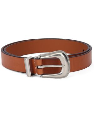 Polo Ralph Lauren Cintura western in pelle - Marrone