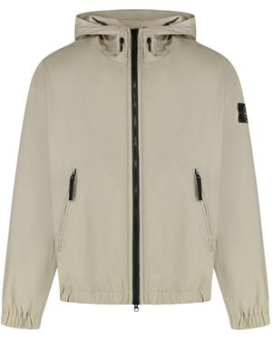Stone Island Giacca a vento con cappuccio - Neutro