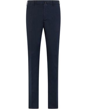 Slowear Elastic Cotton Pants - Blue