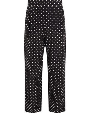 Valentino Garavani Polka Dot Trousers - Black
