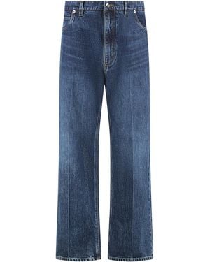 Dolce & Gabbana Wide Leg Jeans - Blue