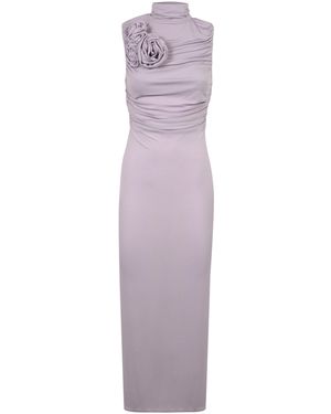 Magda Butrym Jersey Dress - Purple