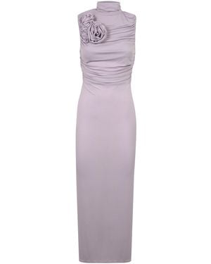 Magda Butrym Abito in jersey - Viola