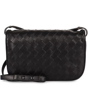 Bottega Veneta Pochette Puff in pelle - Nero