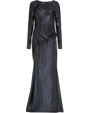 Talbot Runhof Abito drappeggiato - Nero