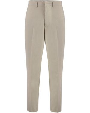 Department 5 E-Motion Wool Blend Trousers - Natural